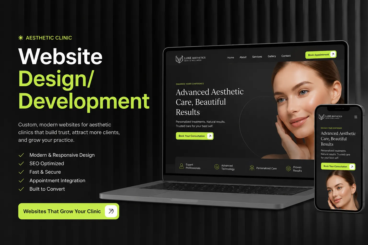 Aesthetic Clinic Website Design/Development